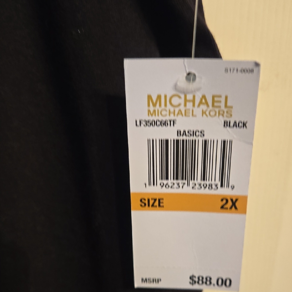 Michael Kors Women's Black Short Sleeve Tee